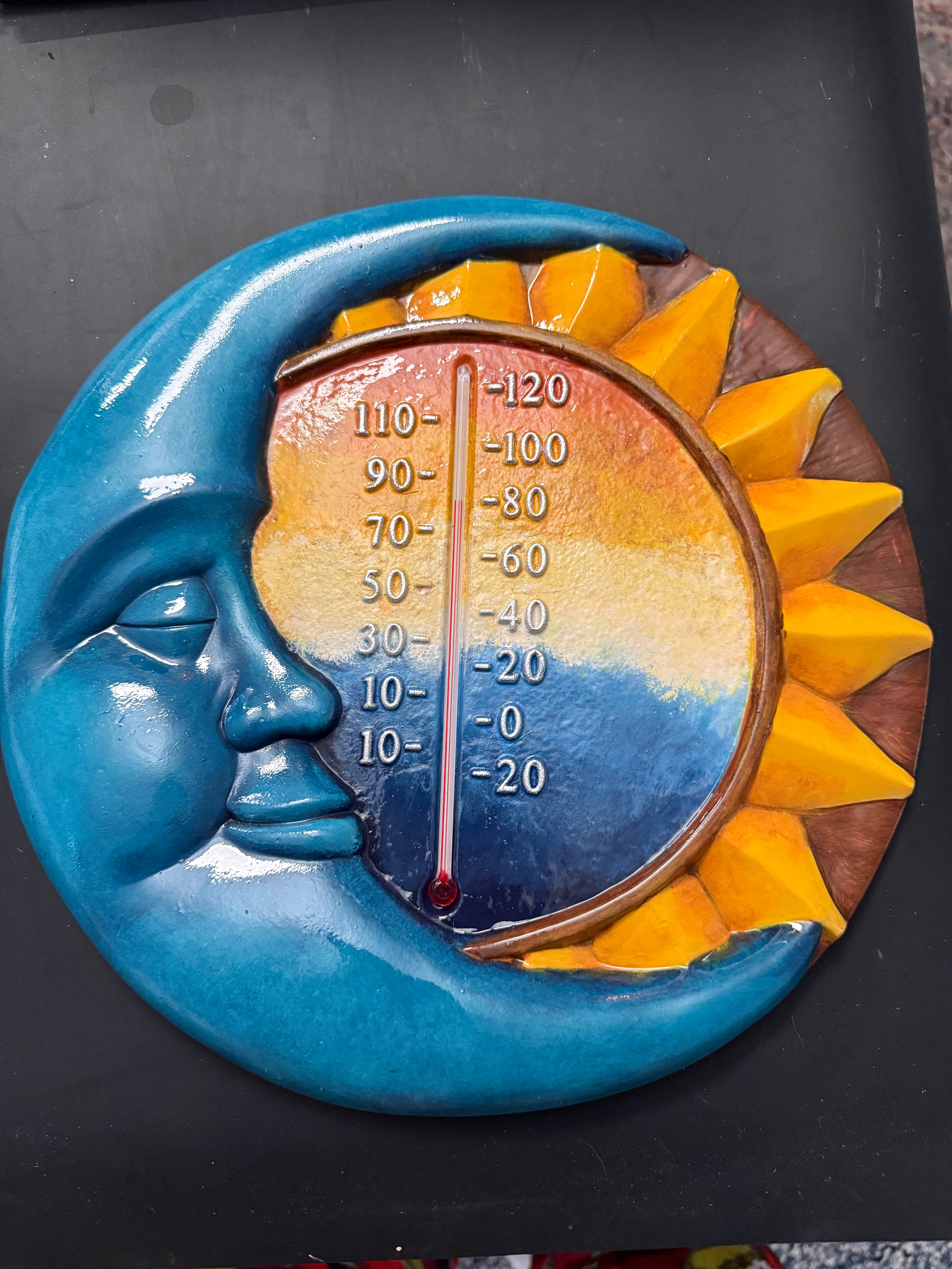 Sun and moon thermometer